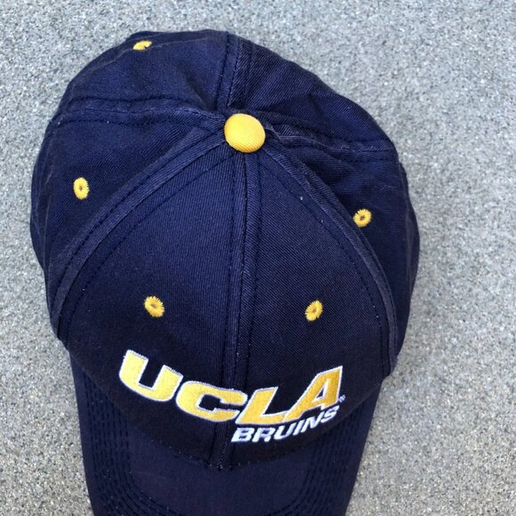 VTG UCLA BRUINS Baseball Hat Men's Adjustable Cap Retro Blue Adjustable - Picture 4 of 6
